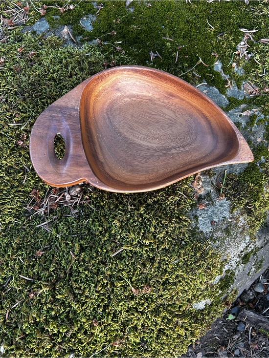 Other - Handcrafted Brown Wooden Bowl